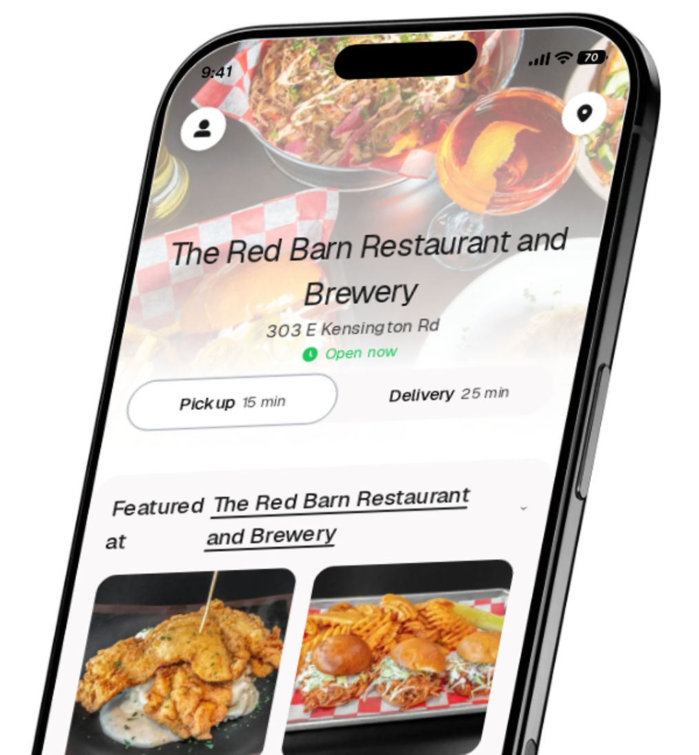 The Red Barn Restaurant and Brewery app preview