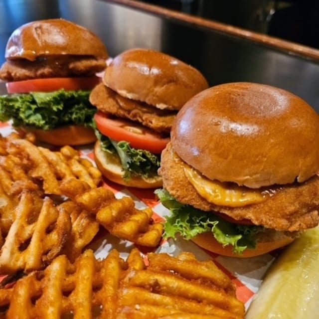 Crispy Chicken Slider.