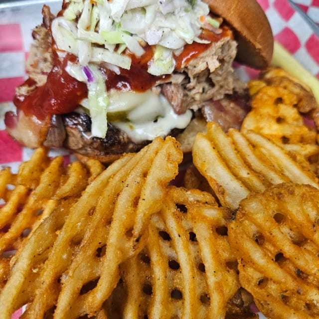 The Red Barn Burger.