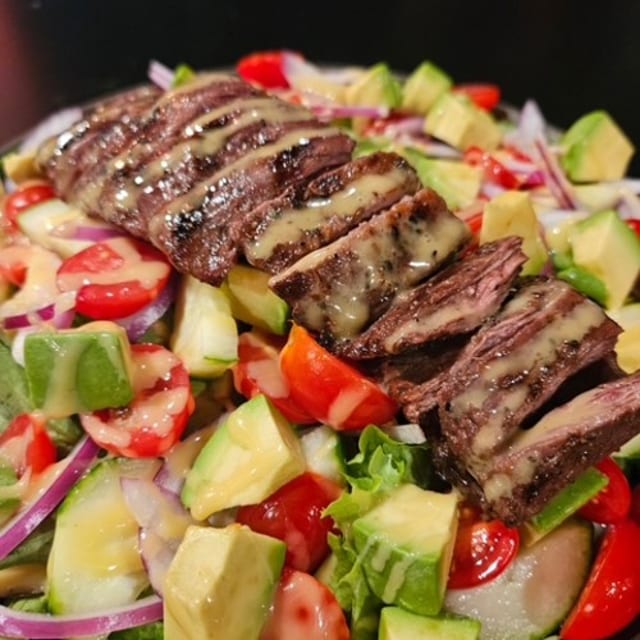 Steak & Avocado Salad.