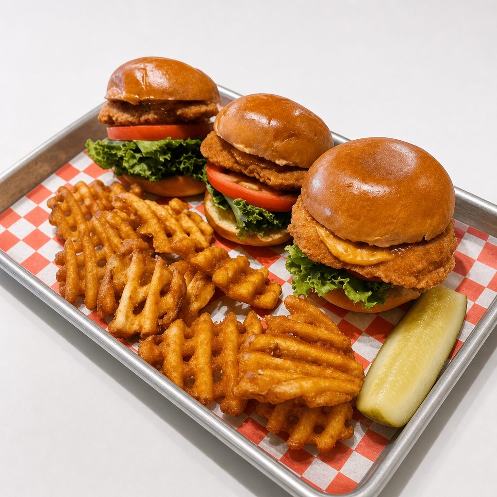 Crispy Chicken Slider.