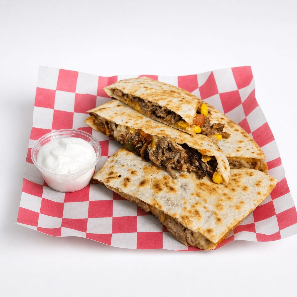 Red Barn BBQ Quesadillas.