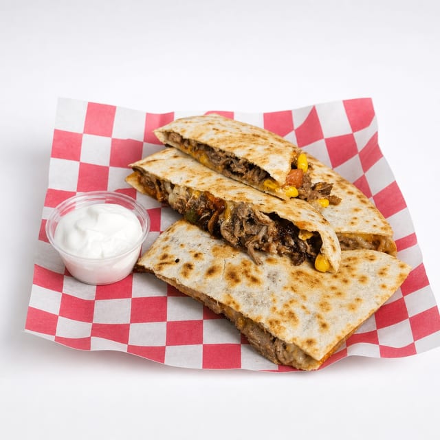 Red Barn BBQ Quesadillas.