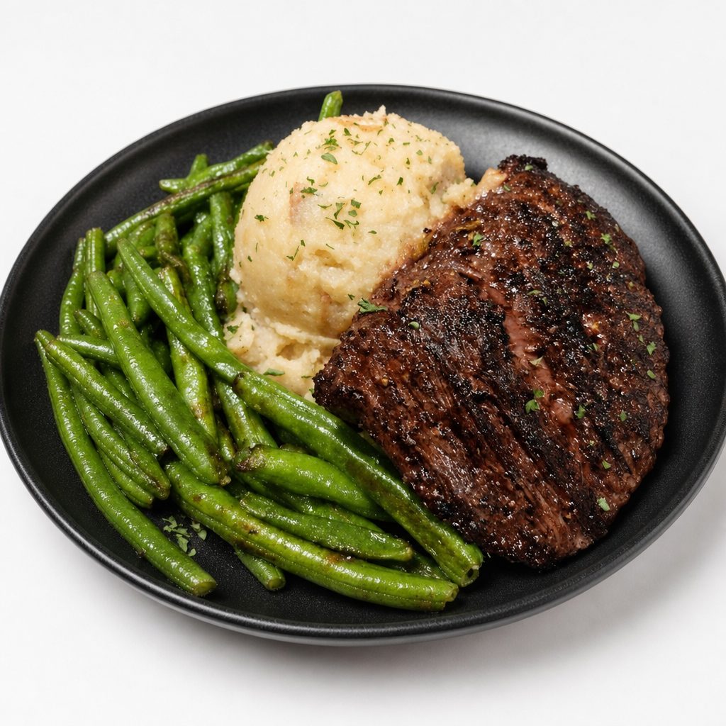 Skirt Steak Dinner.