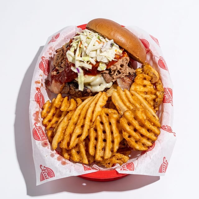 The Red Barn Burger.