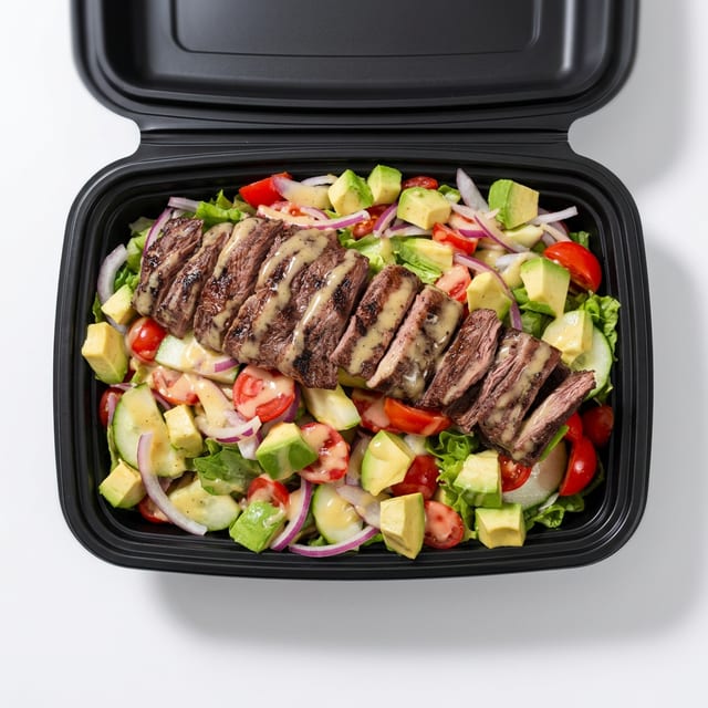Steak & Avocado Salad.