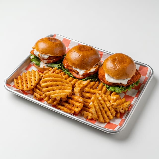 Buffalo Chicken Sliders.