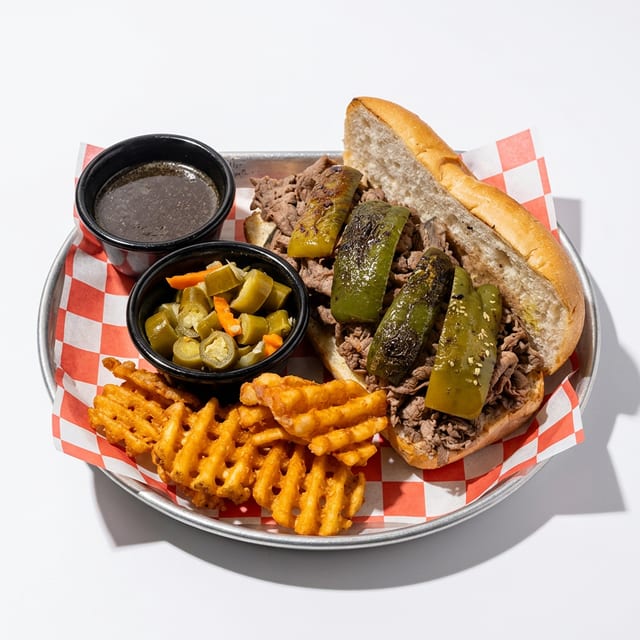 Italian Beef Sandwich.